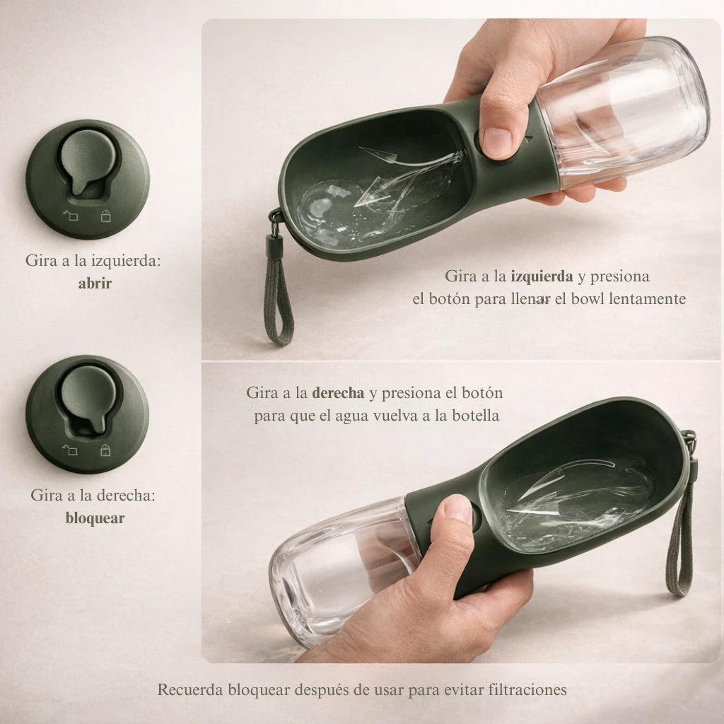 Botella Agua & Snack