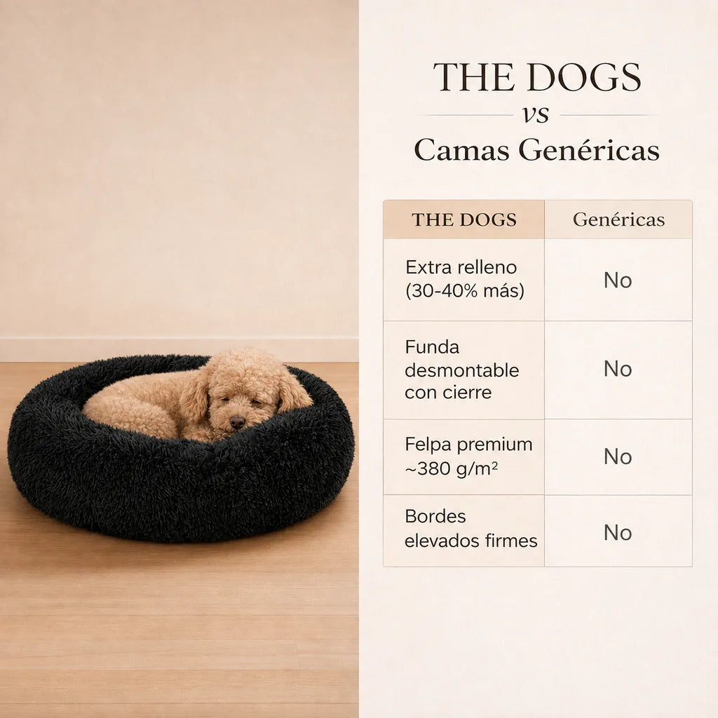 Cama Anti-Estrés THE DOGS — Menos ansiedad, más descanso