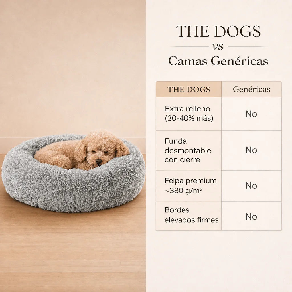Cama Anti-Estrés THE DOGS — Menos ansiedad, más descanso