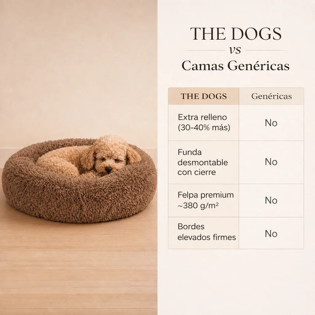 Cama Anti-Estrés THE DOGS — Menos ansiedad, más descanso
