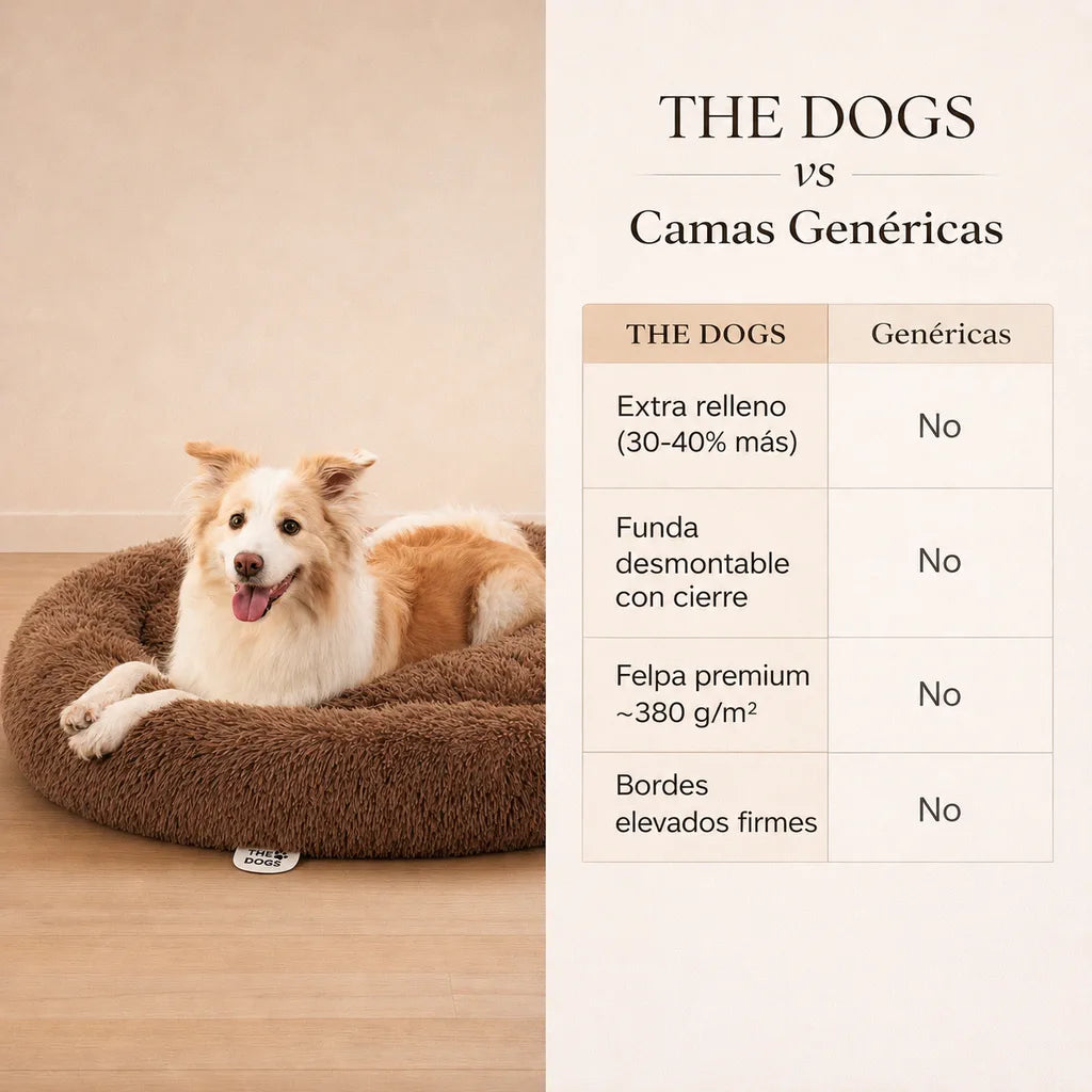 Cama Anti-Estrés THE DOGS — Menos ansiedad, más descanso
