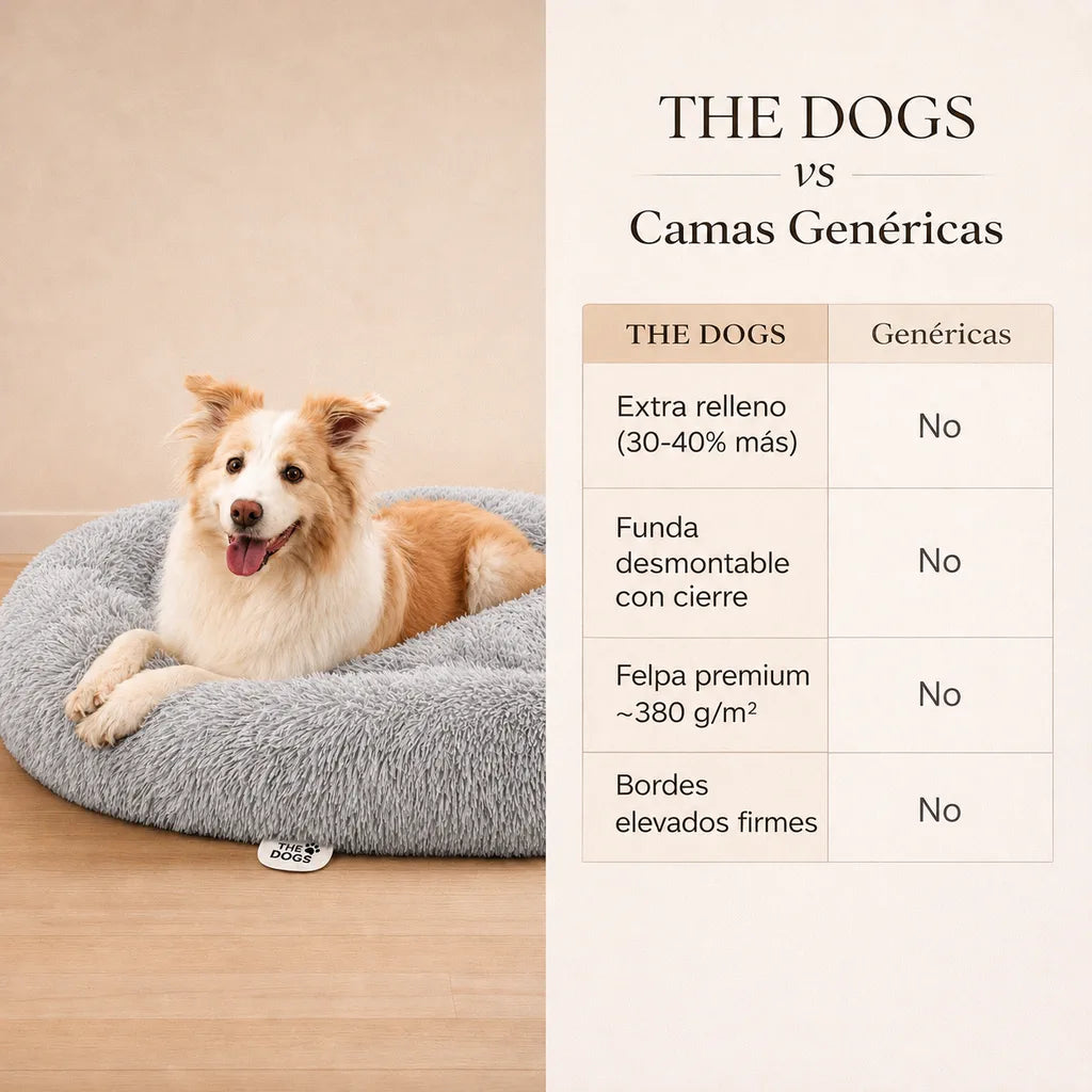 Cama Anti-Estrés THE DOGS — Menos ansiedad, más descanso