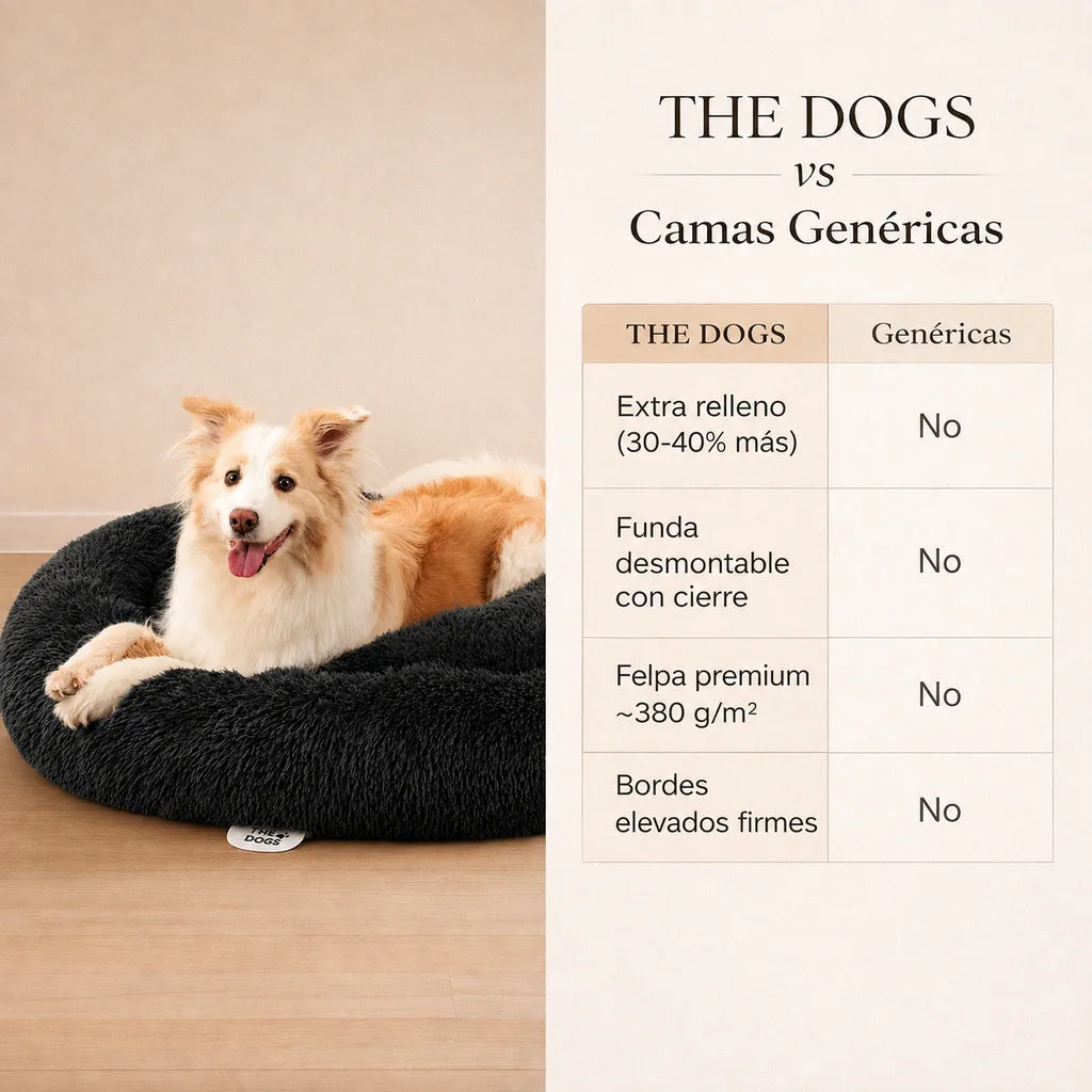 Cama Anti-Estrés THE DOGS — Menos ansiedad, más descanso