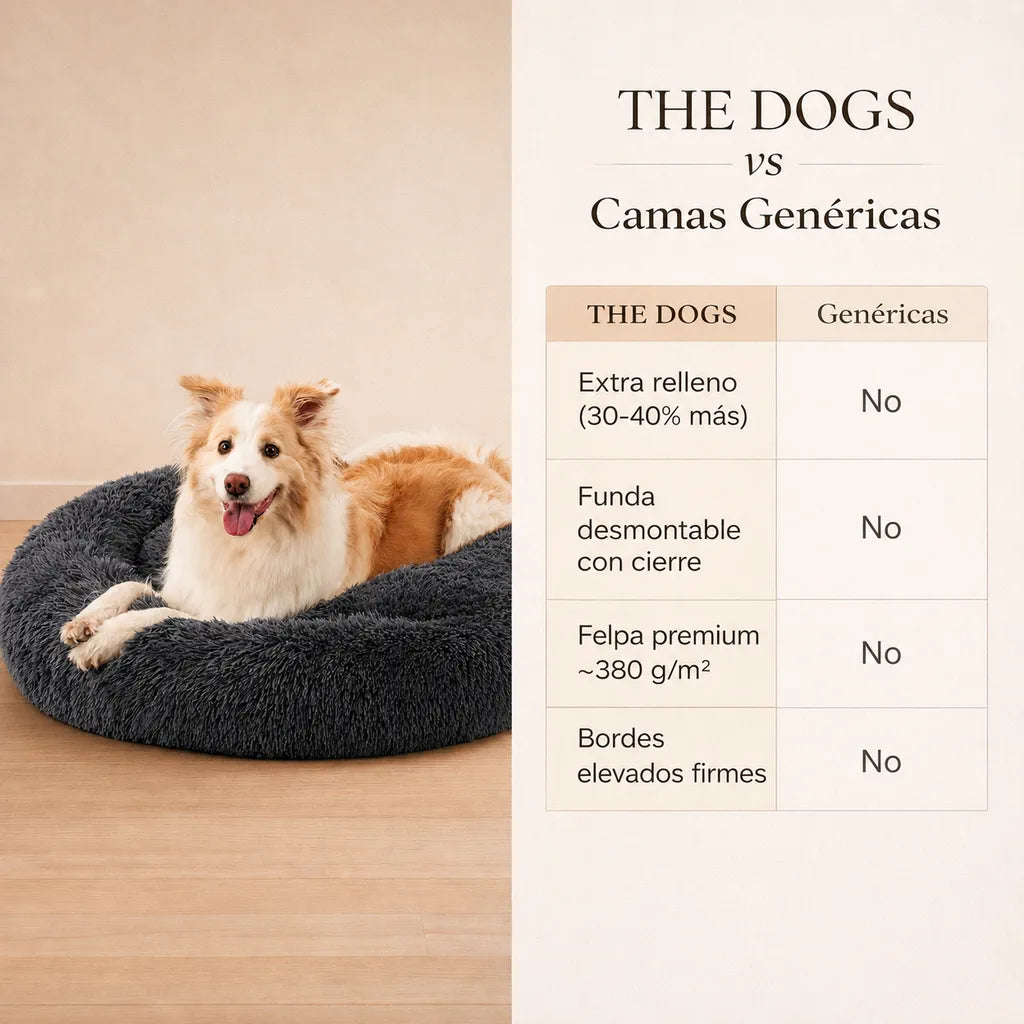 Cama Anti-Estrés THE DOGS — Menos ansiedad, más descanso