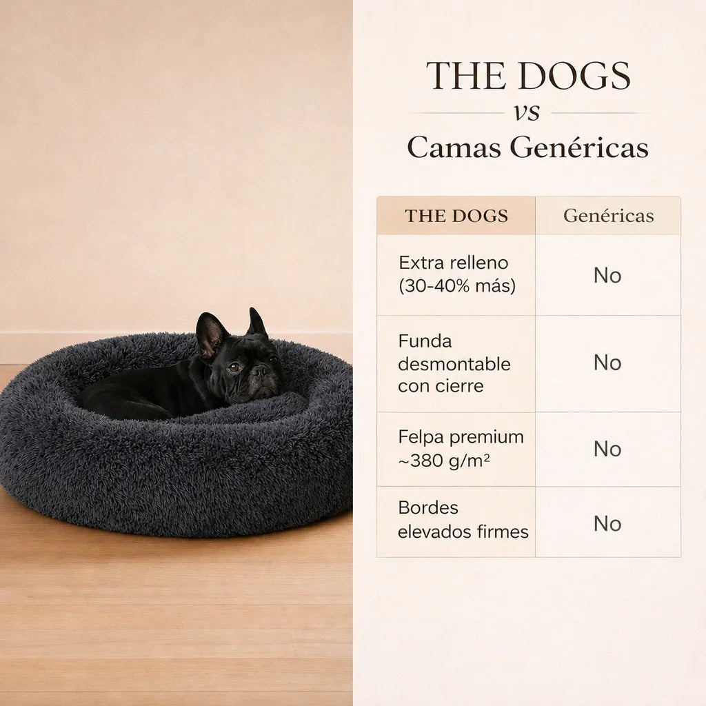 Cama Anti-Estrés THE DOGS — Menos ansiedad, más descanso