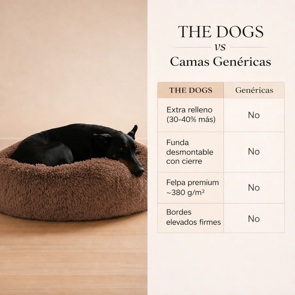 Cama Anti-Estrés THE DOGS — Menos ansiedad, más descanso