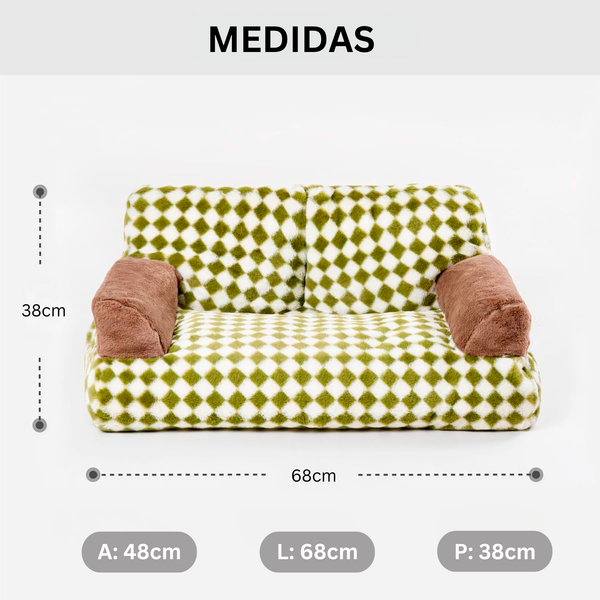 Sofa Vintage Trono para Gatos y Perros