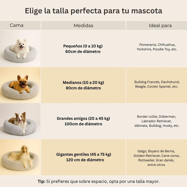 Cama Anti-Estrés THE DOGS — Menos ansiedad, más descanso