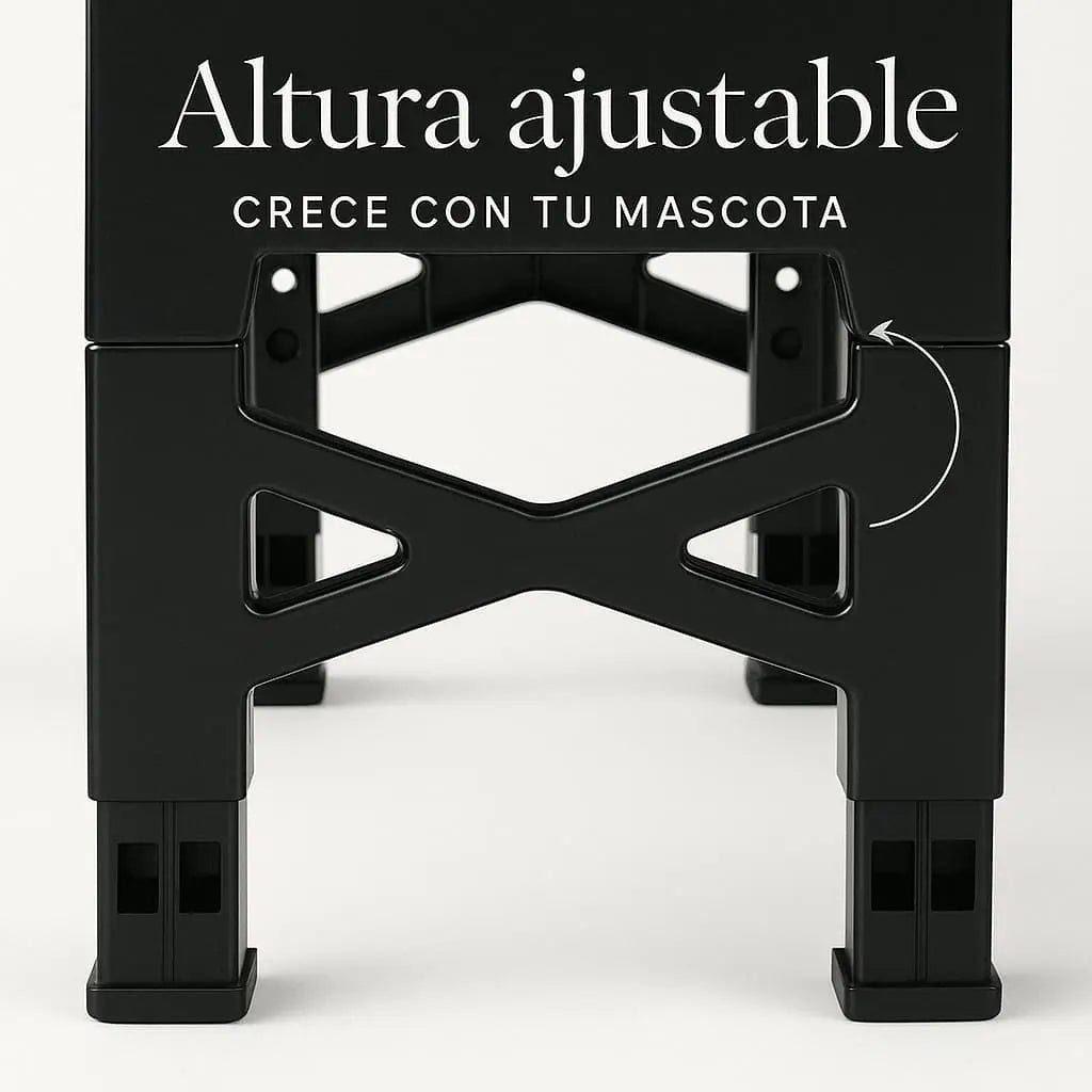 Comedero Elevado THE DOGS — Postura correcta, piso limpio