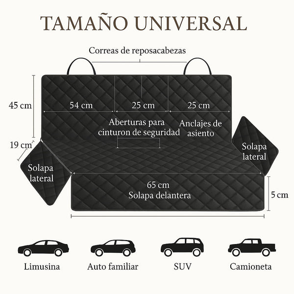 Cubre asiento impermeable The Dogs