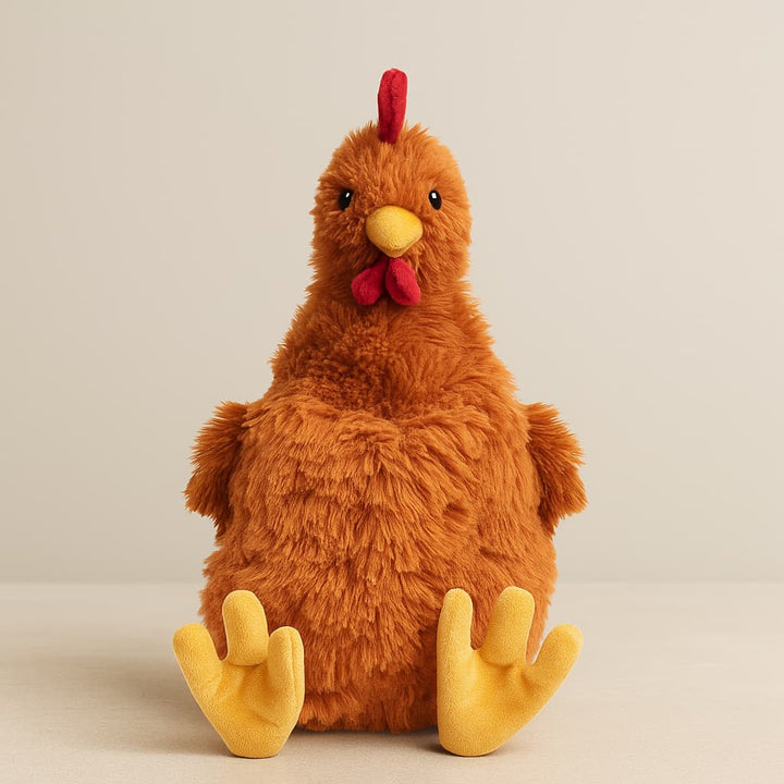 Gallina de peluche incluida en el Trío de Calma THE DOGS