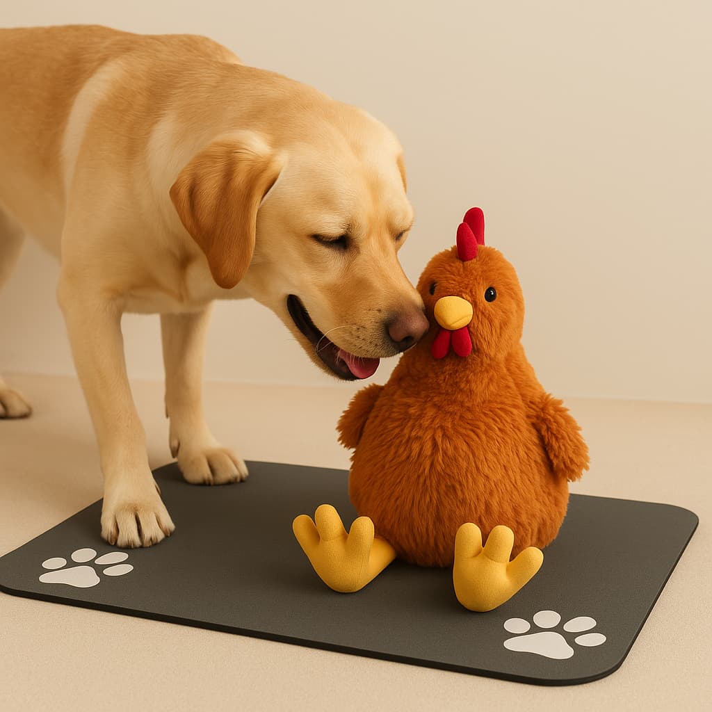 Mat Absorbente + Gallina Anti-Estrés