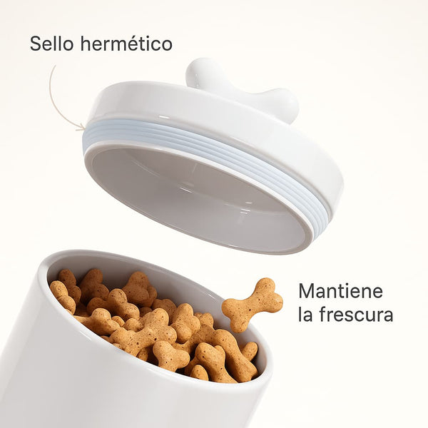Frasco de cerámica para snacks