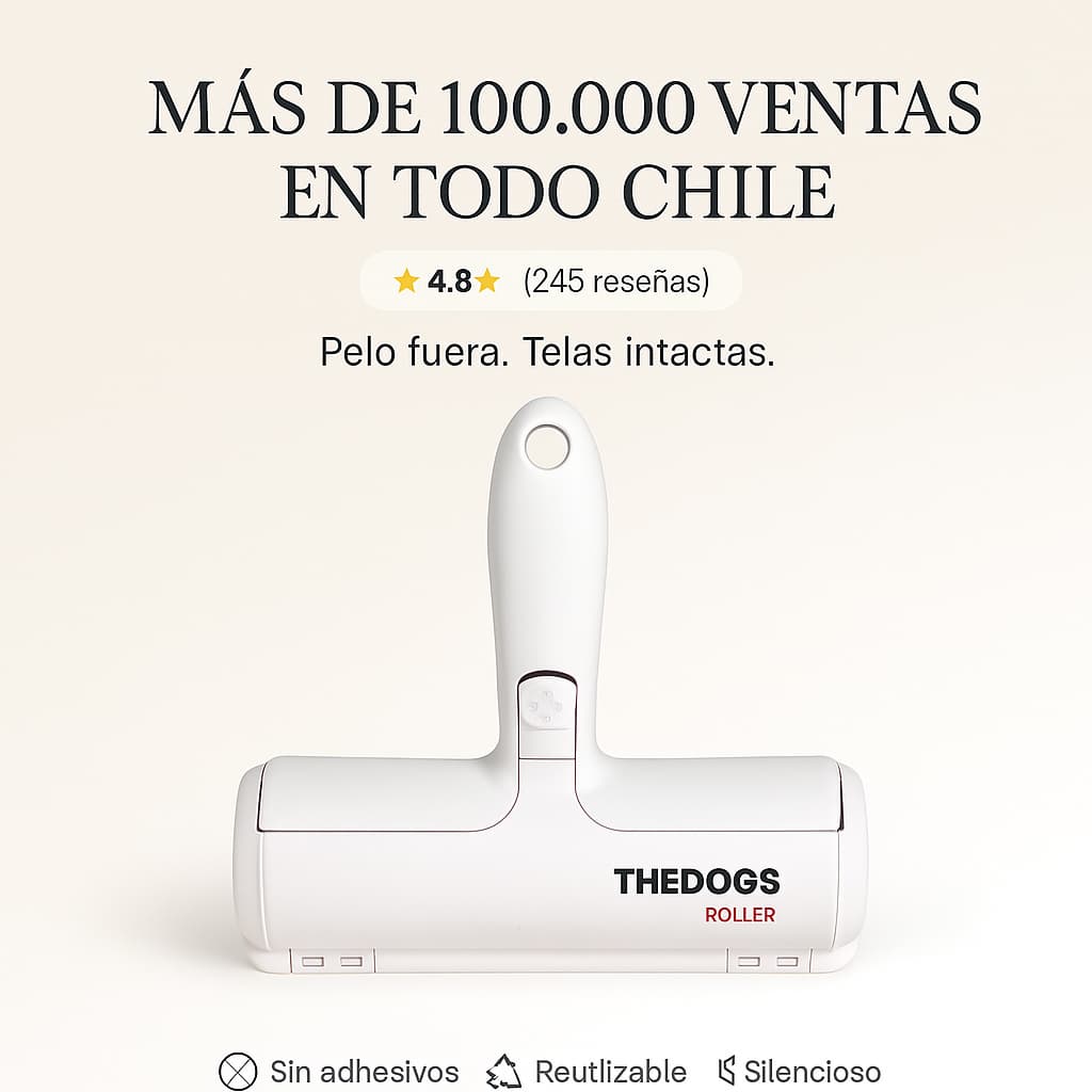 Roller Pelo fuera, telas intactas. THE DOGS