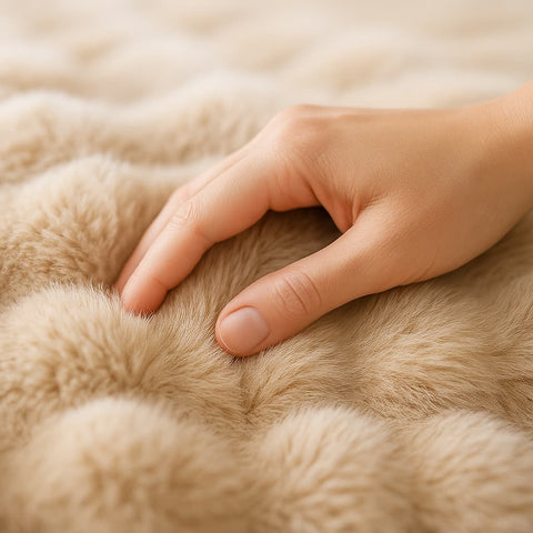 Cubre Sofá Piel de Conejo — Lujo suave que protege tu sofá