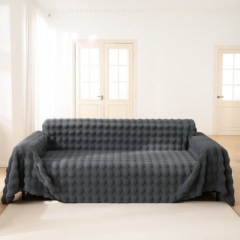 Cubre Sofá Piel de Conejo — Lujo suave que protege tu sofá