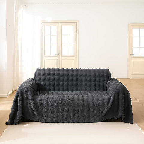 Cubre Sofá Piel de Conejo — Lujo suave que protege tu sofá