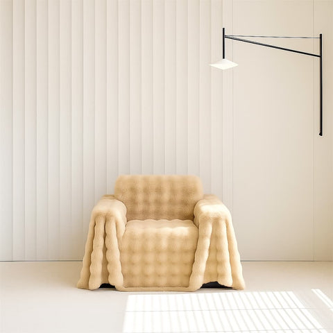 Cubre Sofá Piel de Conejo — Lujo suave que protege tu sofá