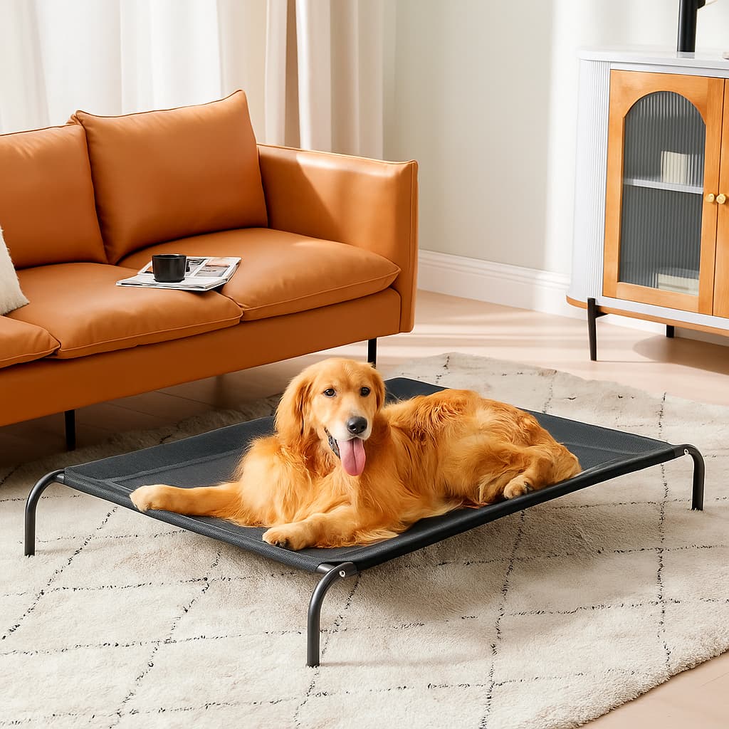 Cama Elevada THE DOGS: Frescura y Ventilación