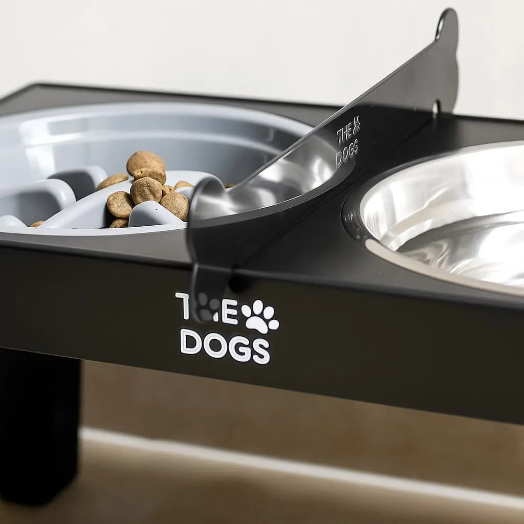 Comedero Elevado THE DOGS — Postura correcta, piso limpio