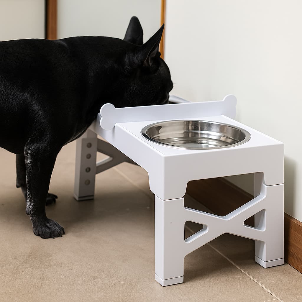 Comedero Elevado THE DOGS — Postura correcta, piso limpio