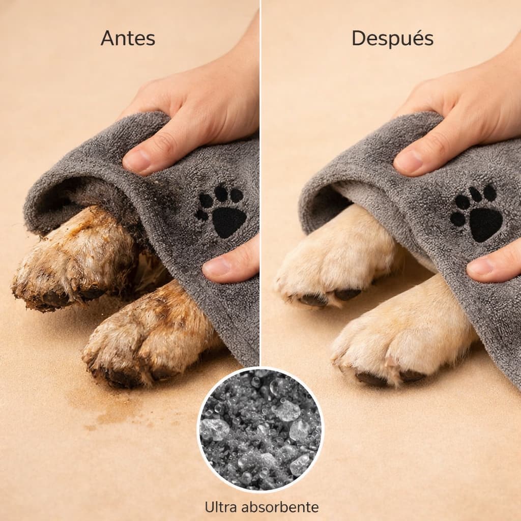 Auto limpio y Perro seguro