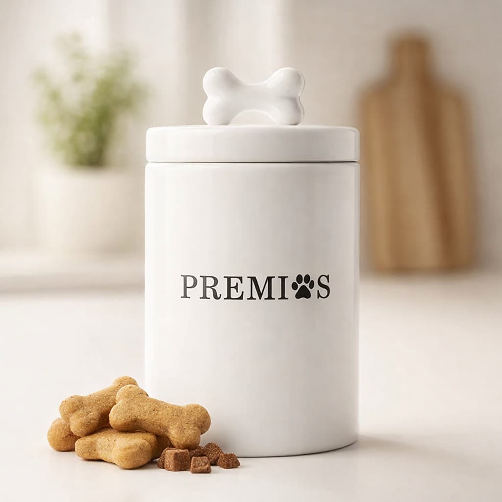 Frasco de Cerámica hermético — Snacks frescos siempre