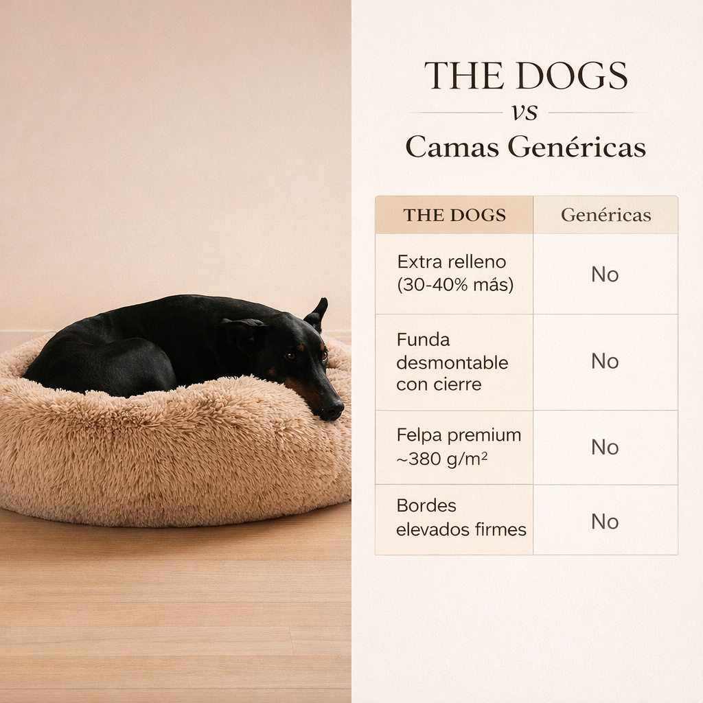 Cama Anti-Estrés THE DOGS — Menos ansiedad, más descanso