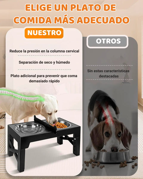 Comedero y Bebedero Elevado The Dogs