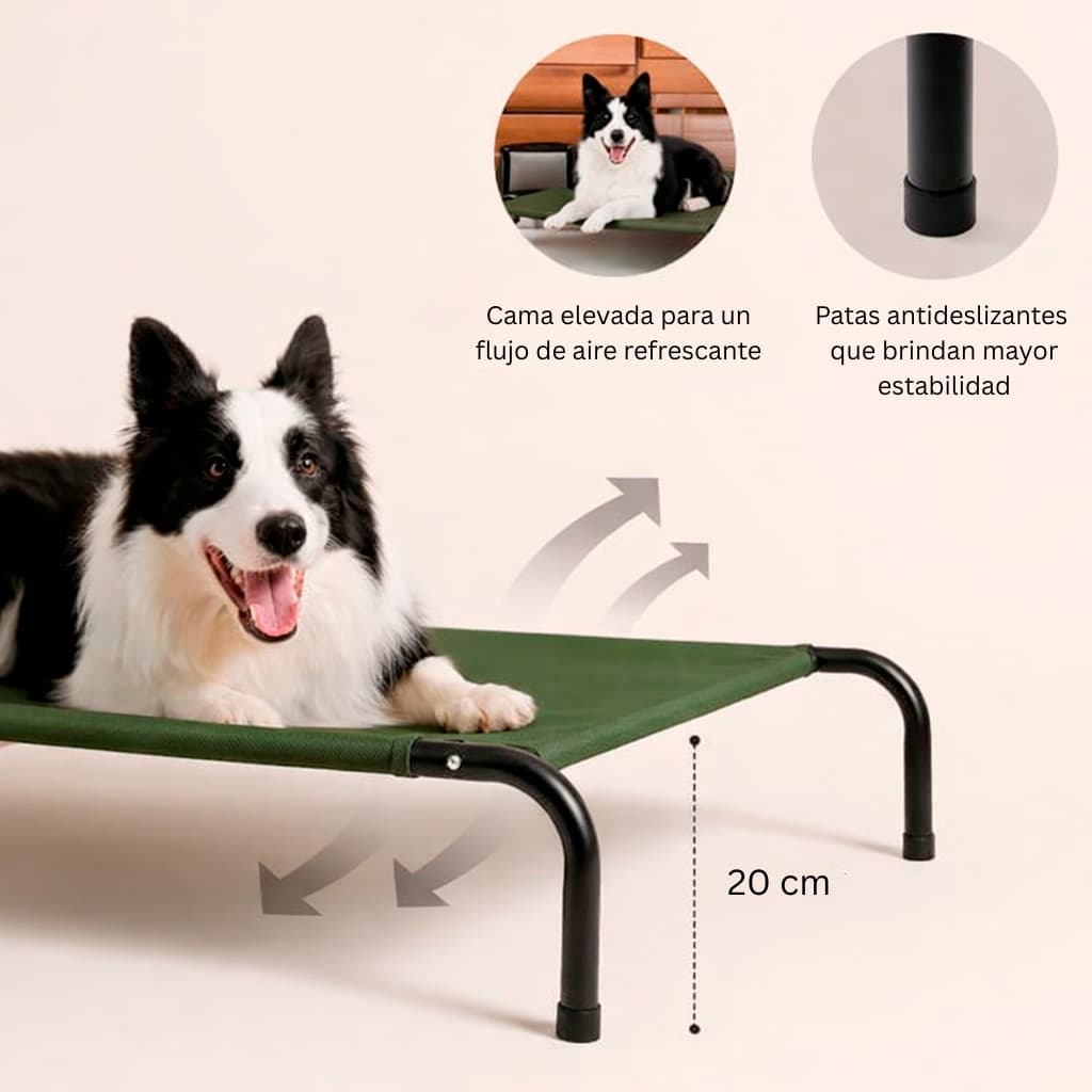 Cama Elevada THE DOGS: Frescura y Ventilación