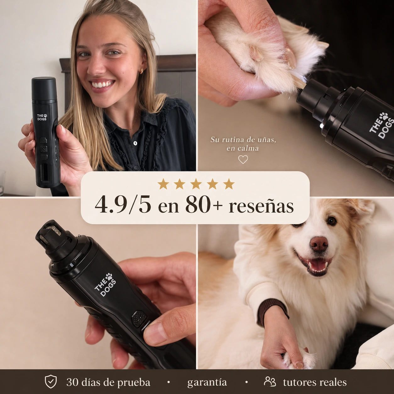 Limador THE DOGS NAILS — Uñas cortas sin miedo, en casa