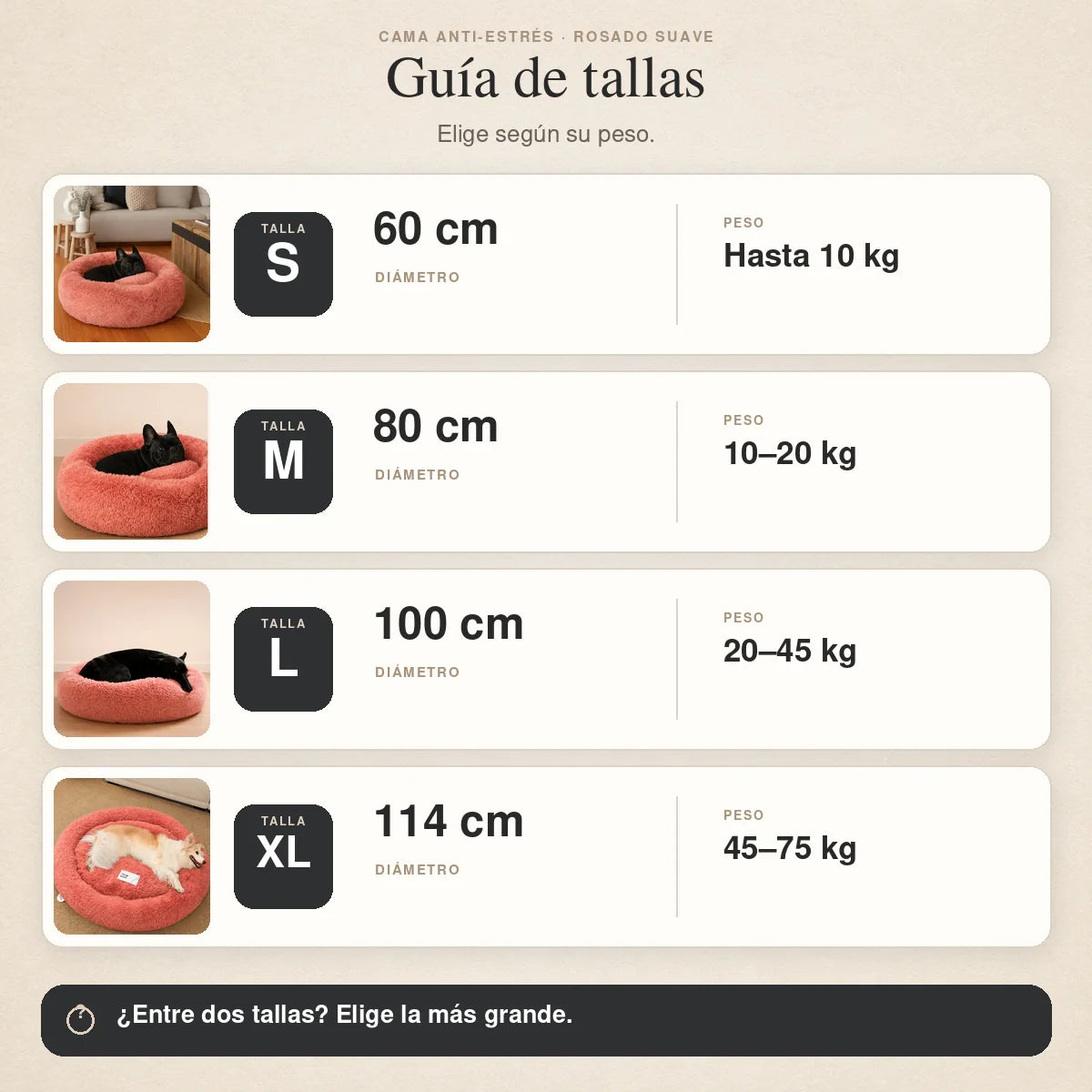 Cama Anti-Estrés THE DOGS — Menos ansiedad, más descanso