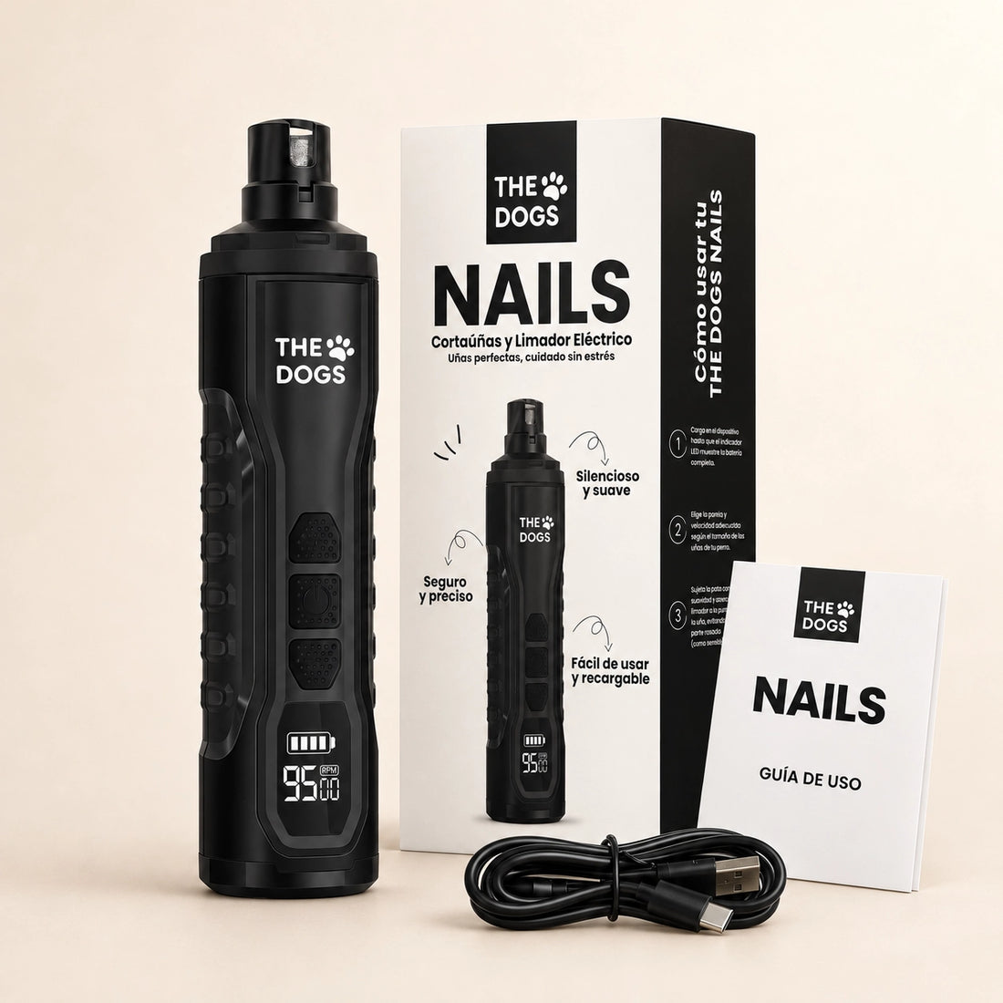 Limador THE DOGS NAILS — Uñas cortas sin miedo, en casa
