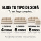 Funda Mágica Cubre Sofá — Set completo