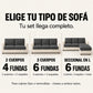 Funda Mágica Cubre Sofá — Set completo