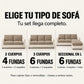 Funda Mágica Cubre Sofá — Set completo