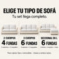 Funda Mágica Cubre Sofá — Set completo