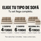 Funda Mágica Cubre Sofá — Set completo