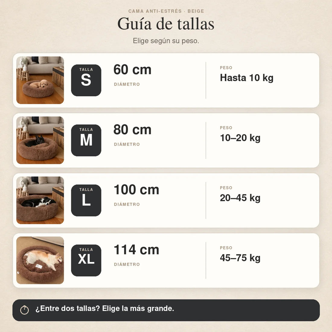 Cama Anti-Estrés THE DOGS — Menos ansiedad, más descanso
