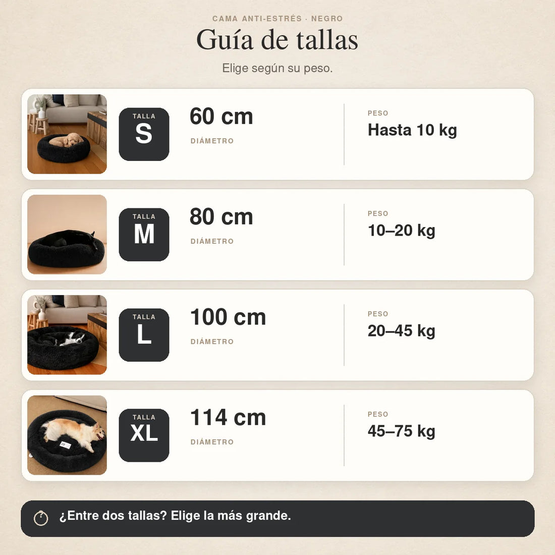Cama Anti-Estrés THE DOGS — Menos ansiedad, más descanso
