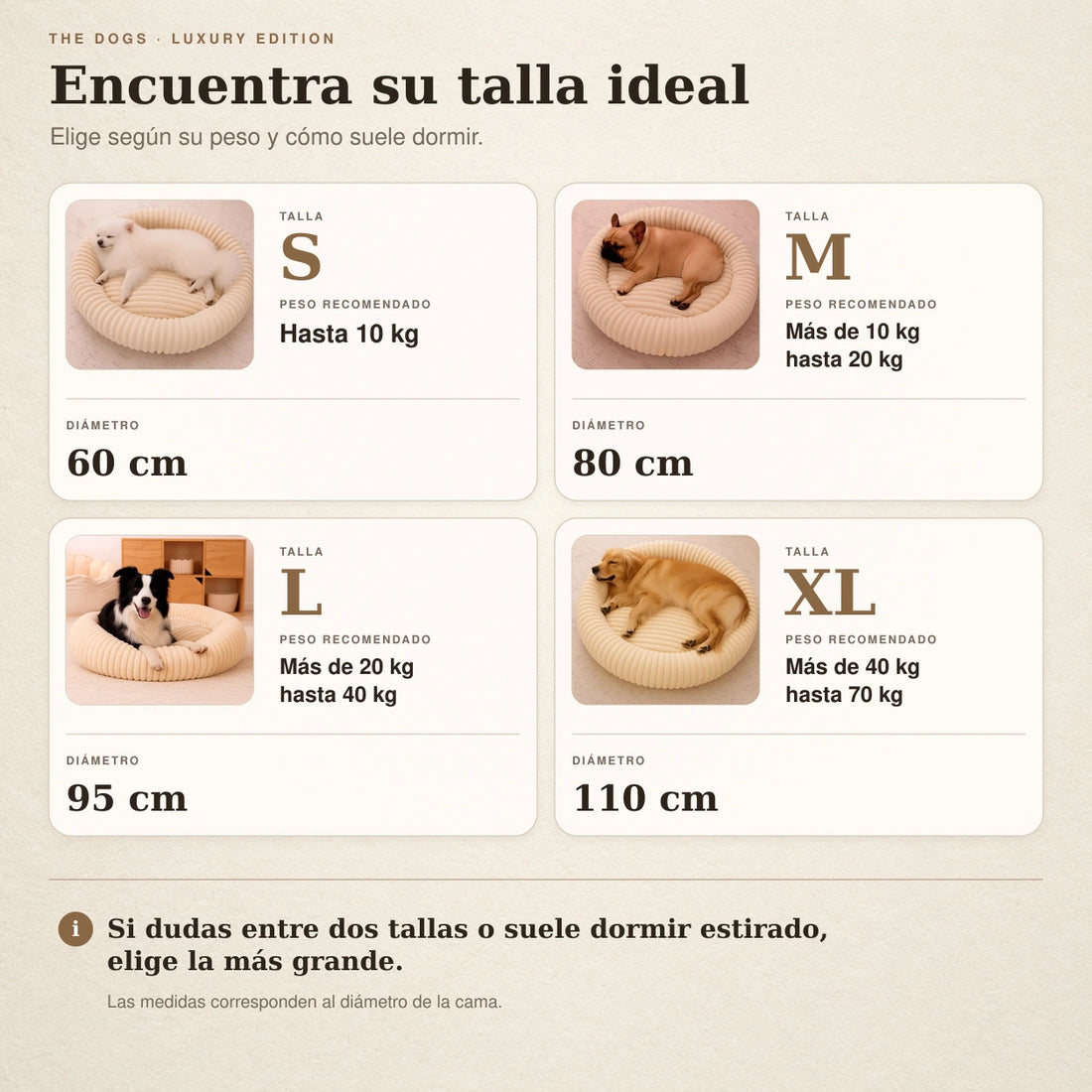 Luxury Edition: Cama Anti-Estrés THE DOGS