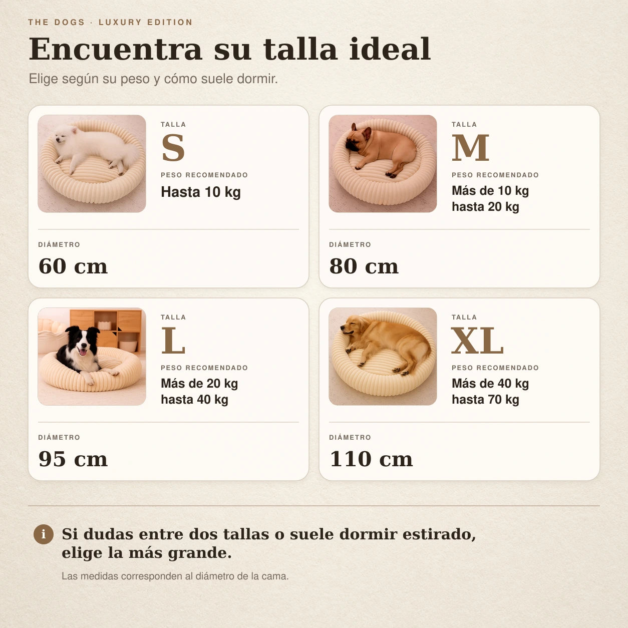 Luxury Edition: Cama Anti-Estrés THE DOGS