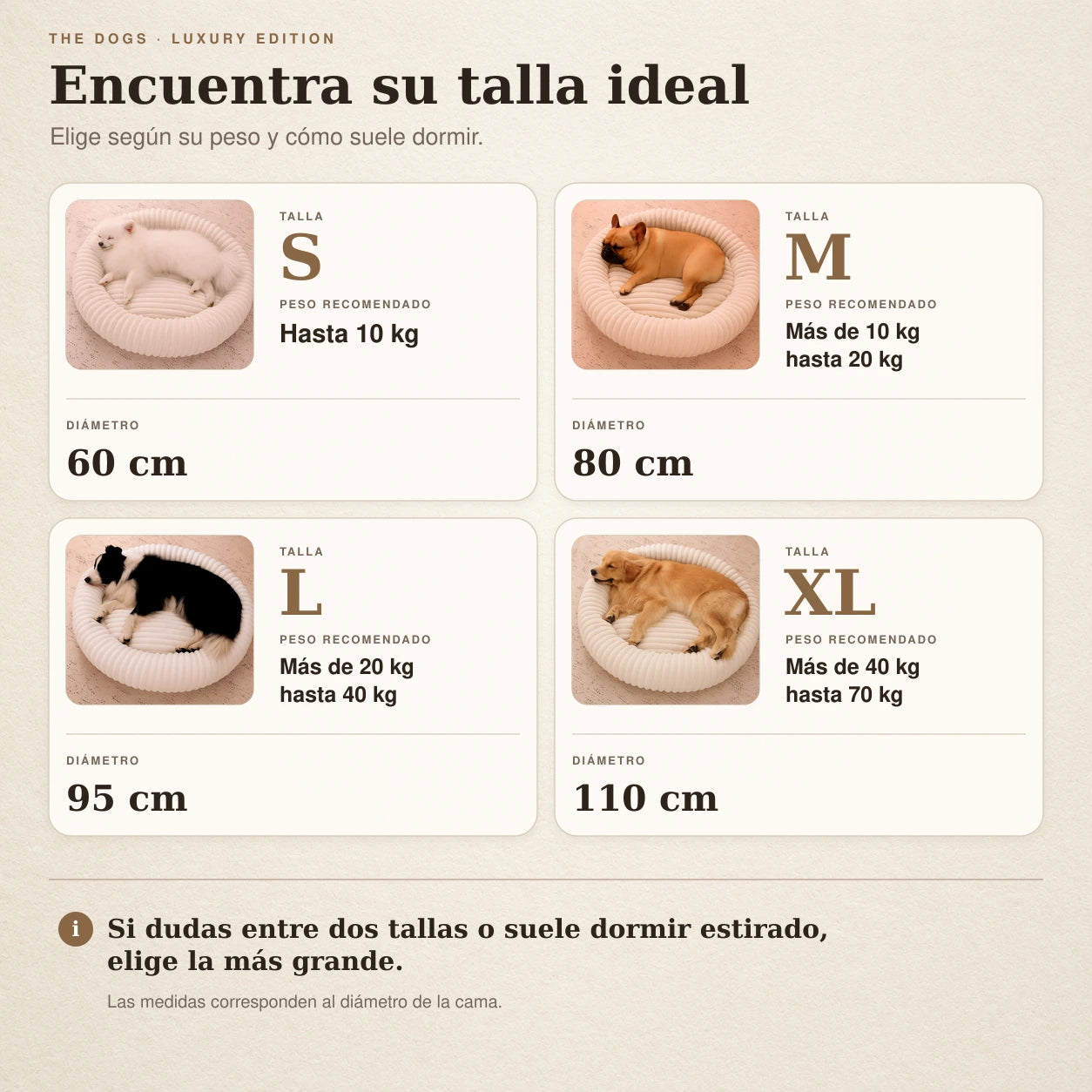 Luxury Edition: Cama Anti-Estrés THE DOGS