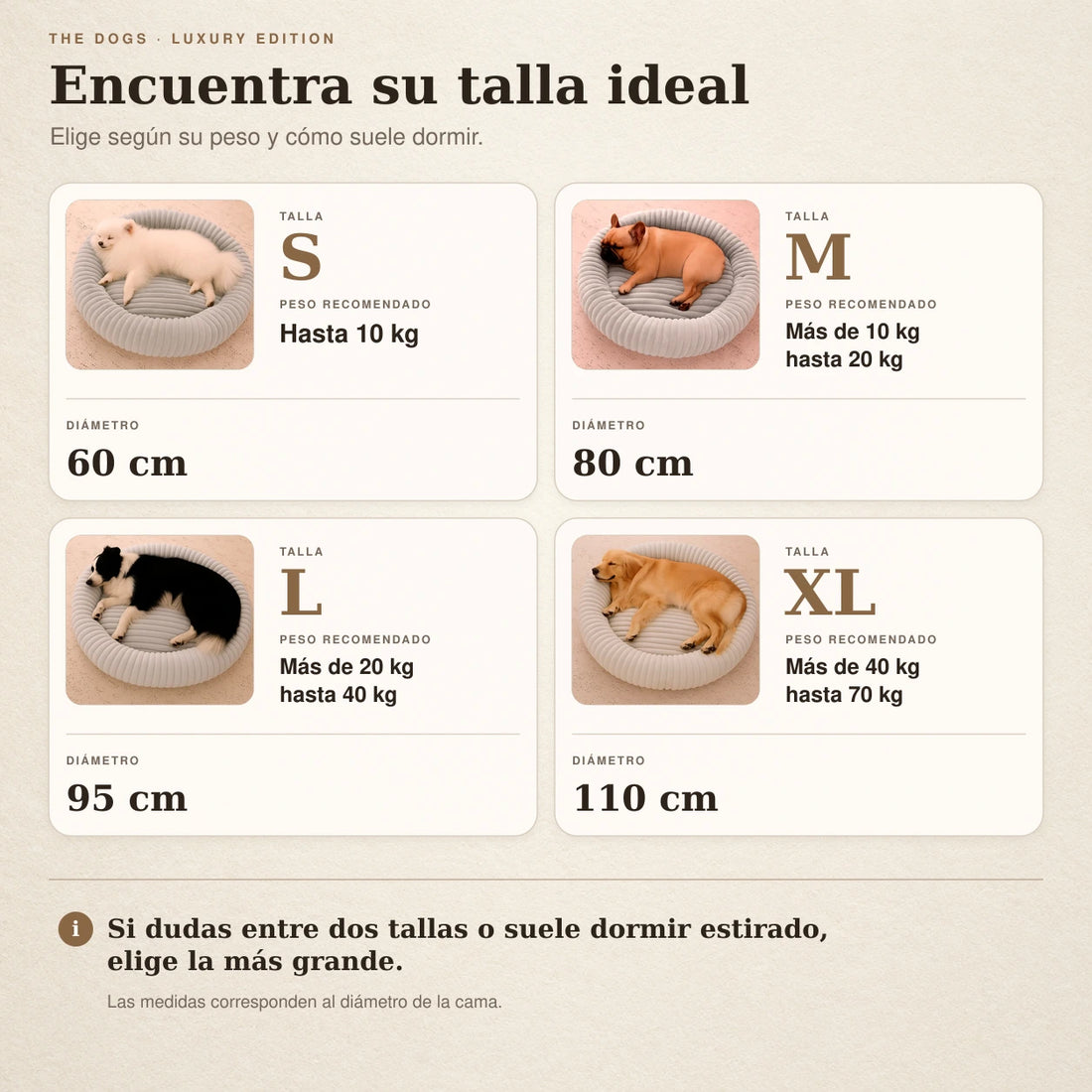 Luxury Edition: Cama Anti-Estrés THE DOGS