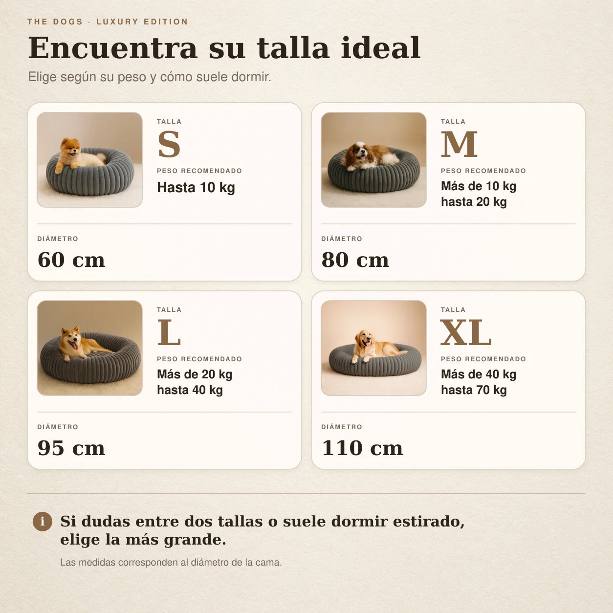 Luxury Edition: Cama Anti-Estrés THE DOGS