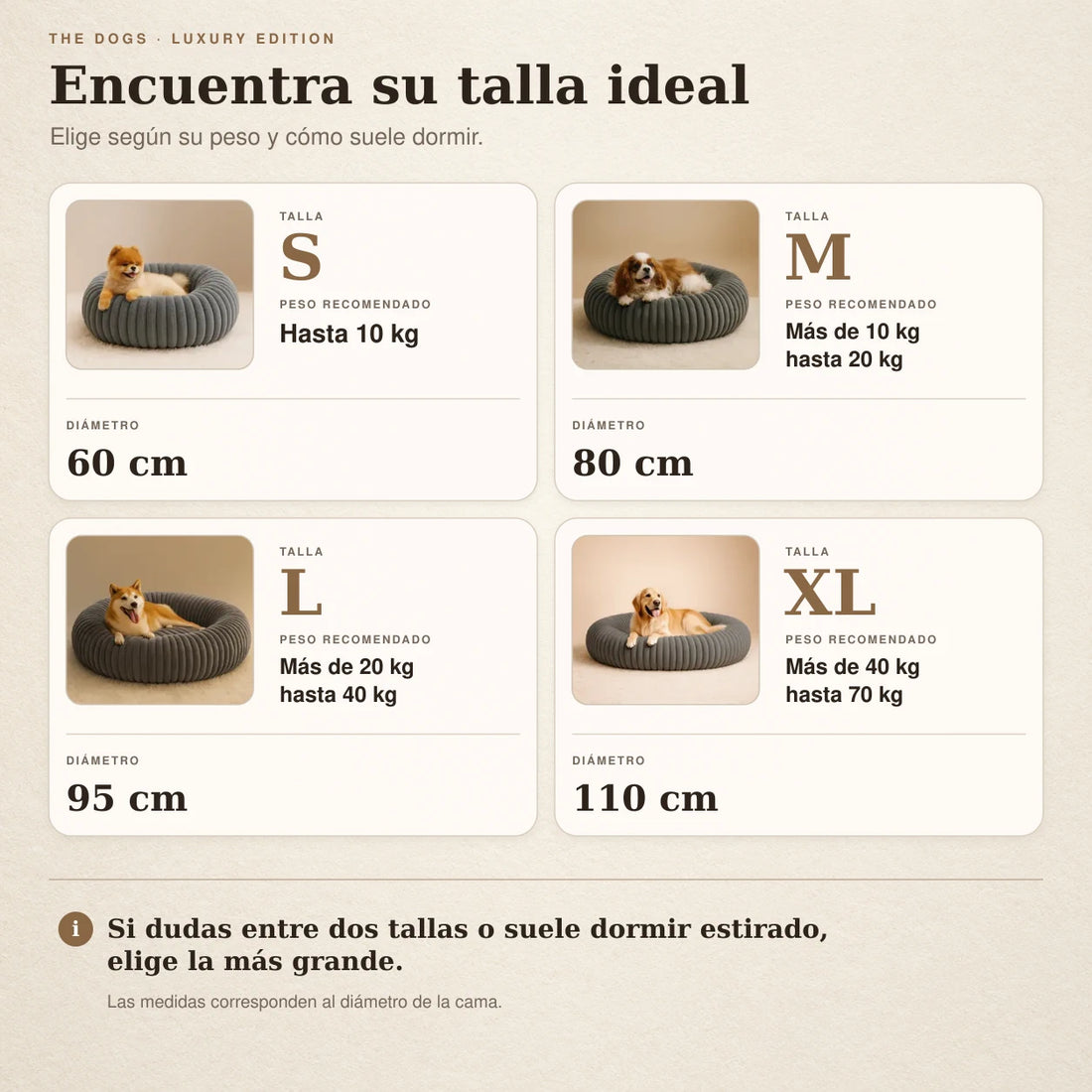 Luxury Edition: Cama Anti-Estrés THE DOGS