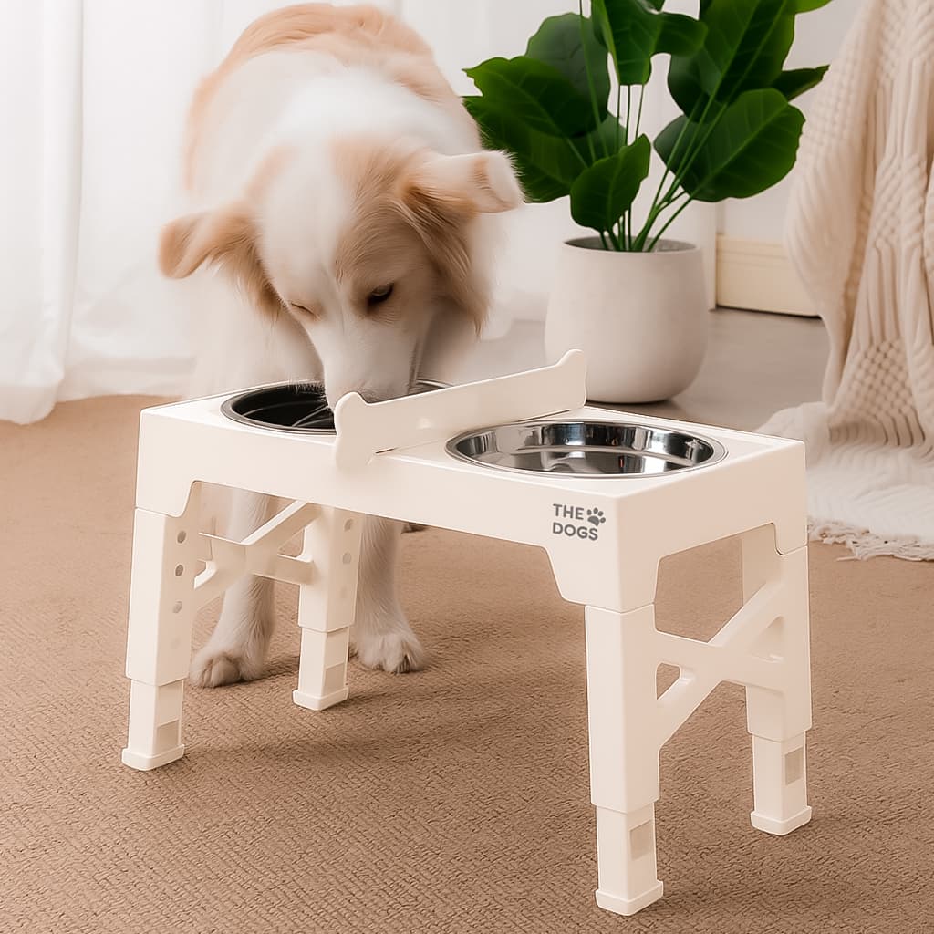 Comedero Elevado THE DOGS Postura correcta en cada comida