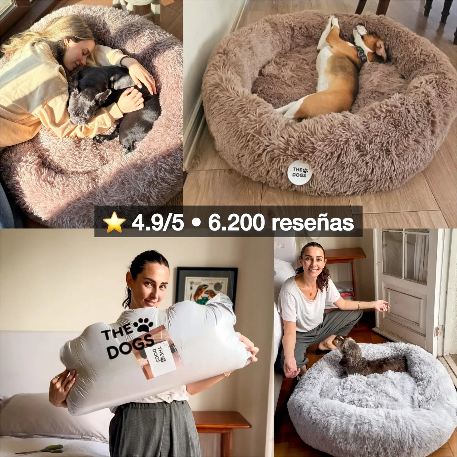 Cama Anti-Estrés THE DOGS — Menos ansiedad, más descanso