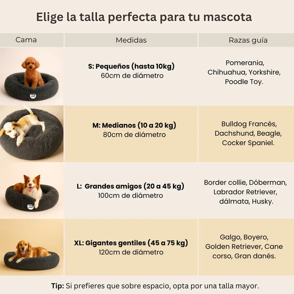 Cama Anti-Estrés THE DOGS — Menos ansiedad, más descanso