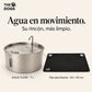 Hidratación Limpia incluye fuente AquaFlow de 7 litros y mat absorbente de 60 × 40 cm.